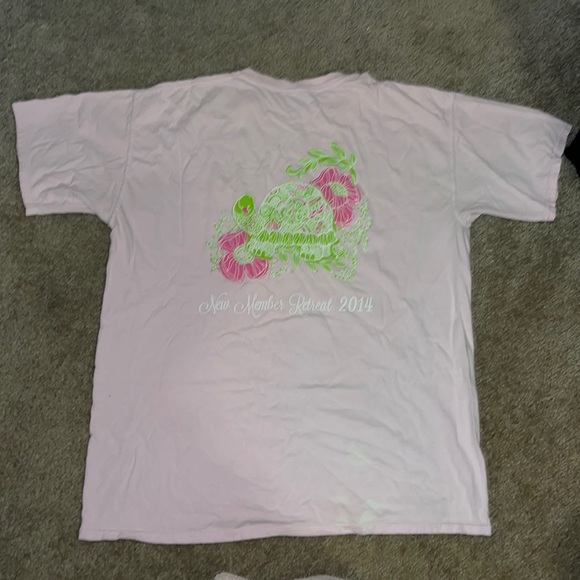 Comfort Colors Tops Lsu Delta Zeta Sorority Tshirt New Member